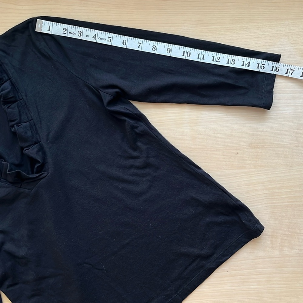 Talbots Ruffle Top Small - Picture 3 of 6